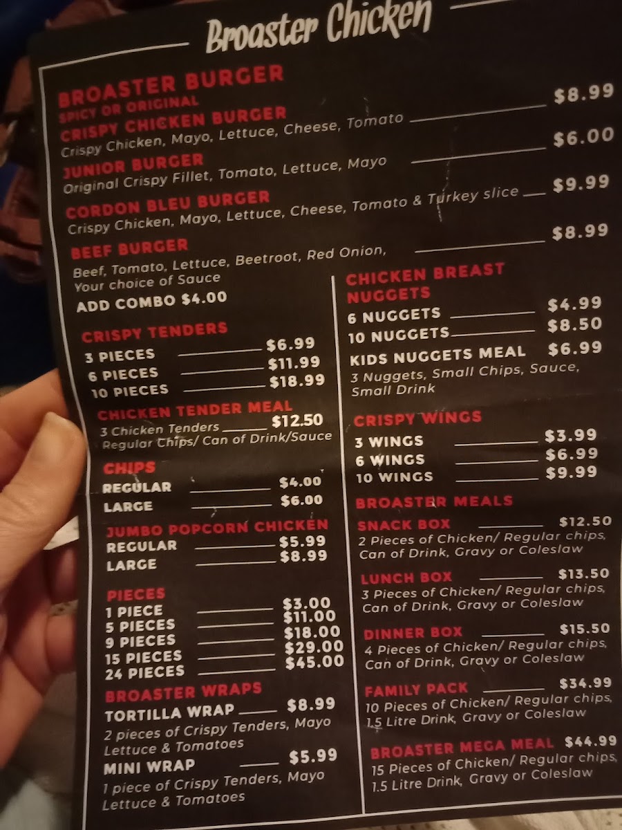 Menu Broaster Chicken-1